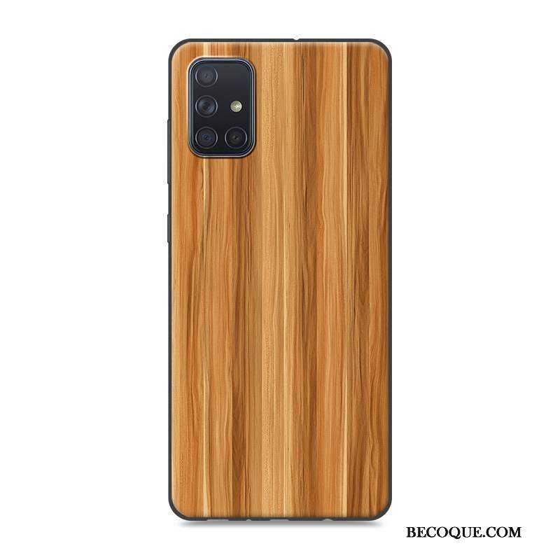 Kuori Samsung Galaxy A71 Maalaus Kukkakuvio Puhelimen Kuoret, Kotelo Samsung Galaxy A71 Pehmeä Neste Harmaa L