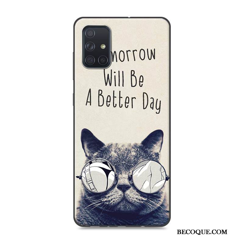 Kuori Samsung Galaxy A71 Maalaus Maisema Puhelimen Kuoret, Kotelo Samsung Galaxy A71 Pehmeä Neste