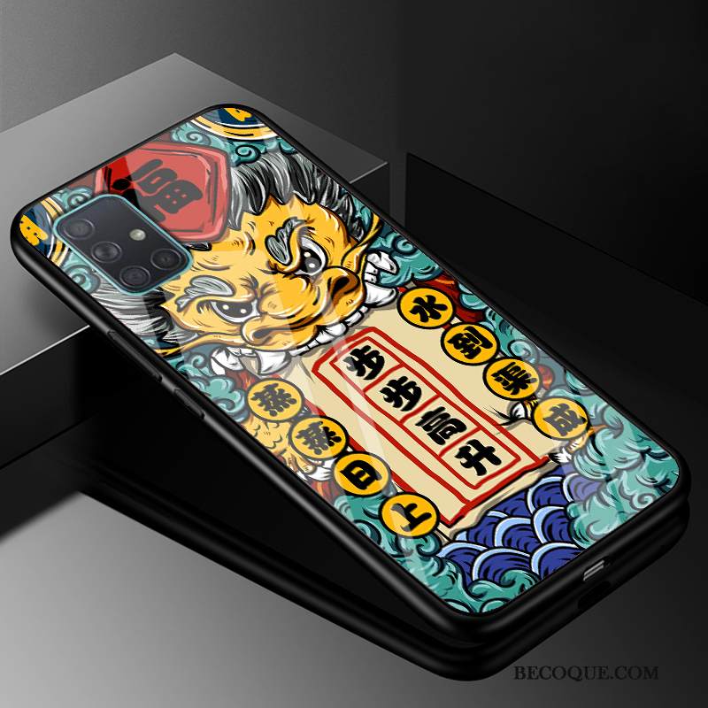 Kuori Samsung Galaxy A71 Monivärinen Tide-brändi Murtumaton, Kotelo Samsung Galaxy A71 Laukut Persoonallisuus Kiinalainen Tyyli