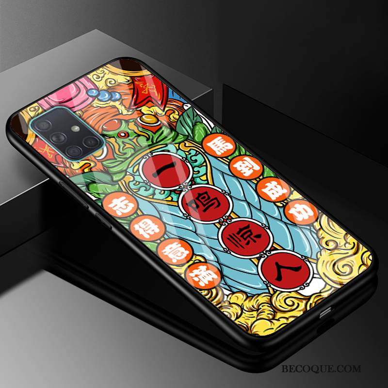 Kuori Samsung Galaxy A71 Monivärinen Tide-brändi Murtumaton, Kotelo Samsung Galaxy A71 Laukut Persoonallisuus Kiinalainen Tyyli