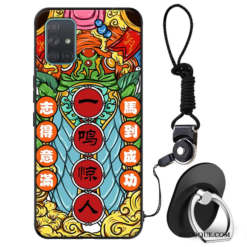 Kuori Samsung Galaxy A71 Pehmeä Neste Kiinalainen Tyyli Tide-brändi, Kotelo Samsung Galaxy A71 Tila Puhelimen Kuoret Murtumaton