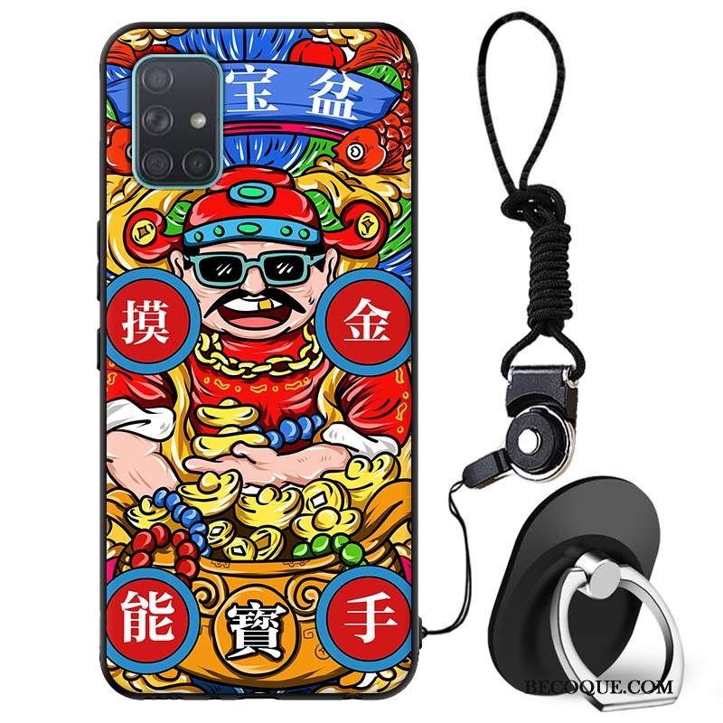 Kuori Samsung Galaxy A71 Pehmeä Neste Kiinalainen Tyyli Tide-brändi, Kotelo Samsung Galaxy A71 Tila Puhelimen Kuoret Murtumaton