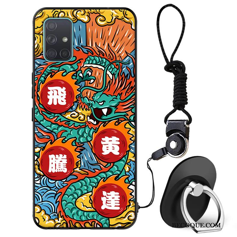 Kuori Samsung Galaxy A71 Pehmeä Neste Kiinalainen Tyyli Tide-brändi, Kotelo Samsung Galaxy A71 Tila Puhelimen Kuoret Murtumaton