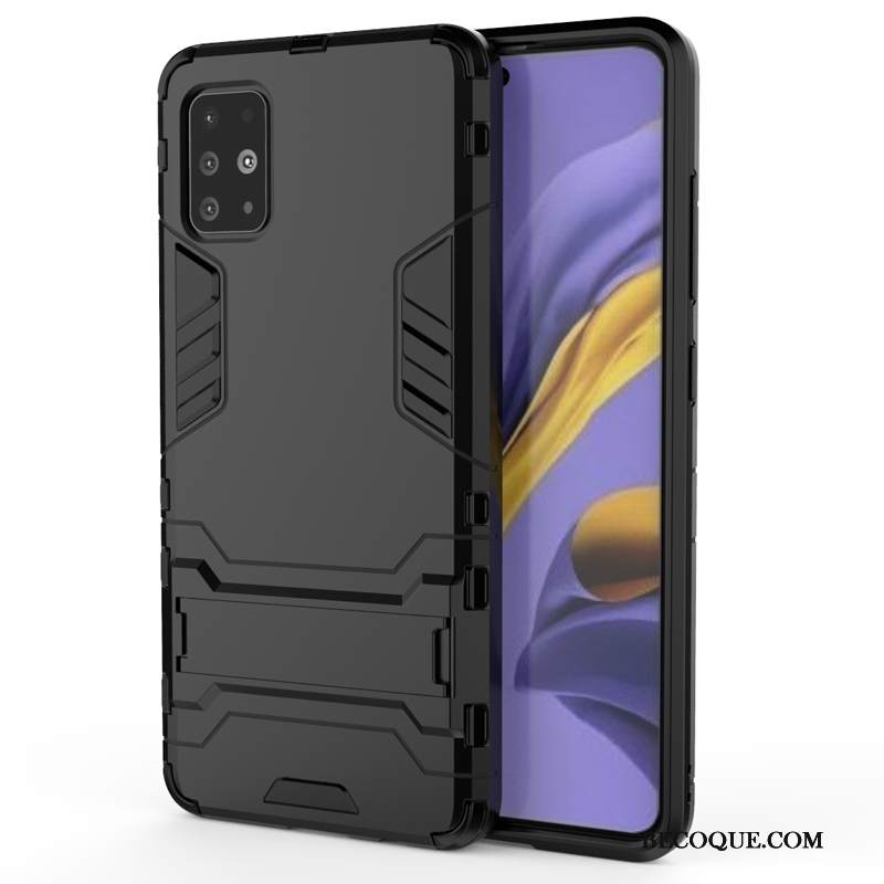 Kuori Samsung Galaxy A71 Silikoni Kova Puhelimen Kuoret, Kotelo Samsung Galaxy A71 Tuki Sininen