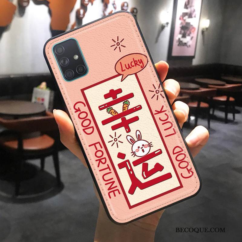 Kuori Samsung Galaxy A71 Suojaus Jauhe Murtumaton, Kotelo Samsung Galaxy A71 Laukut Tide-brändi Net Red