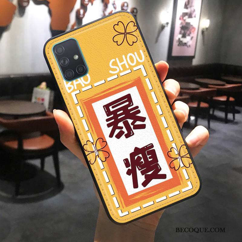 Kuori Samsung Galaxy A71 Suojaus Jauhe Murtumaton, Kotelo Samsung Galaxy A71 Laukut Tide-brändi Net Red