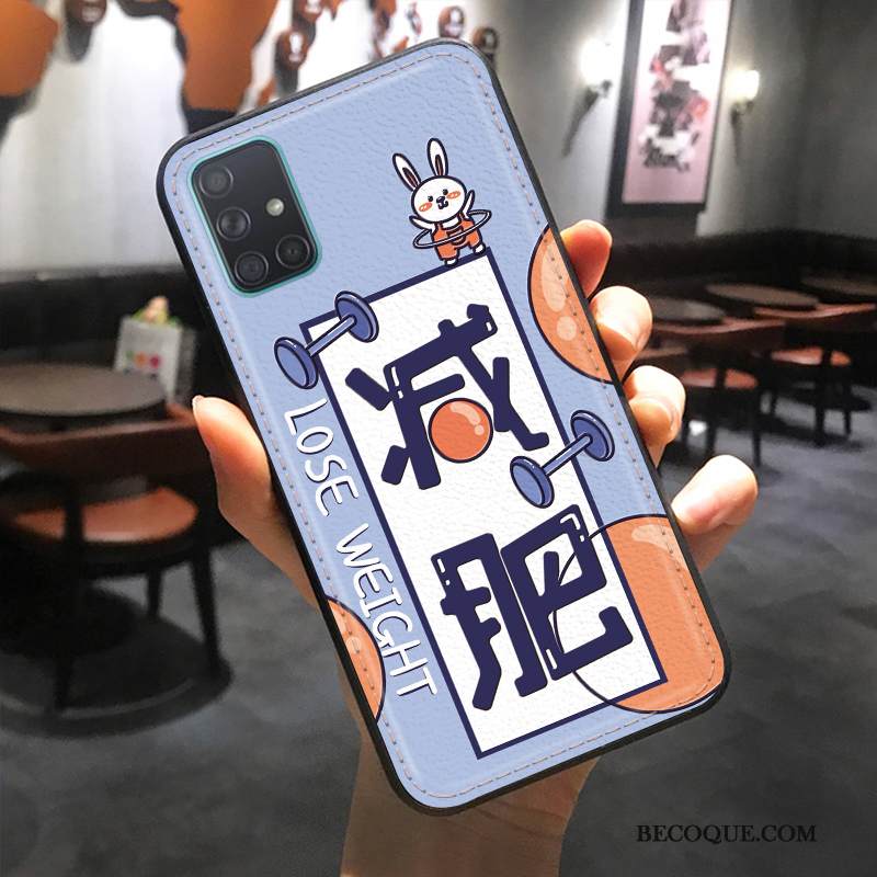 Kuori Samsung Galaxy A71 Suojaus Jauhe Murtumaton, Kotelo Samsung Galaxy A71 Laukut Tide-brändi Net Red