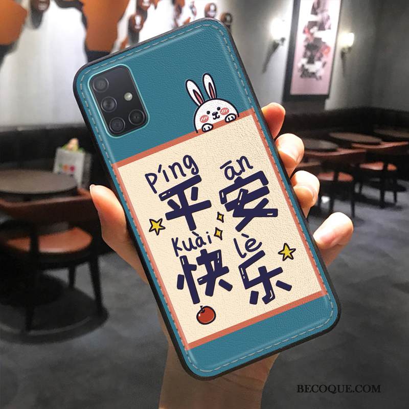 Kuori Samsung Galaxy A71 Suojaus Jauhe Murtumaton, Kotelo Samsung Galaxy A71 Laukut Tide-brändi Net Red