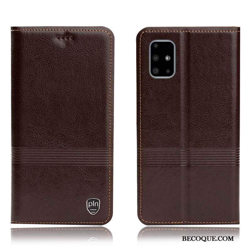 Kuori Samsung Galaxy A71 Suojaus Puhelimen Kuoret Kukkakuvio, Kotelo Samsung Galaxy A71 Nahka Murtumaton