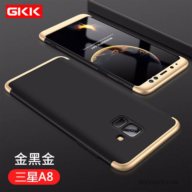 Kuori Samsung Galaxy A8 2018 Laukut Kova Puhelimen Kuoret, Kotelo Samsung Galaxy A8 2018 Suojaus Punainen Uusi