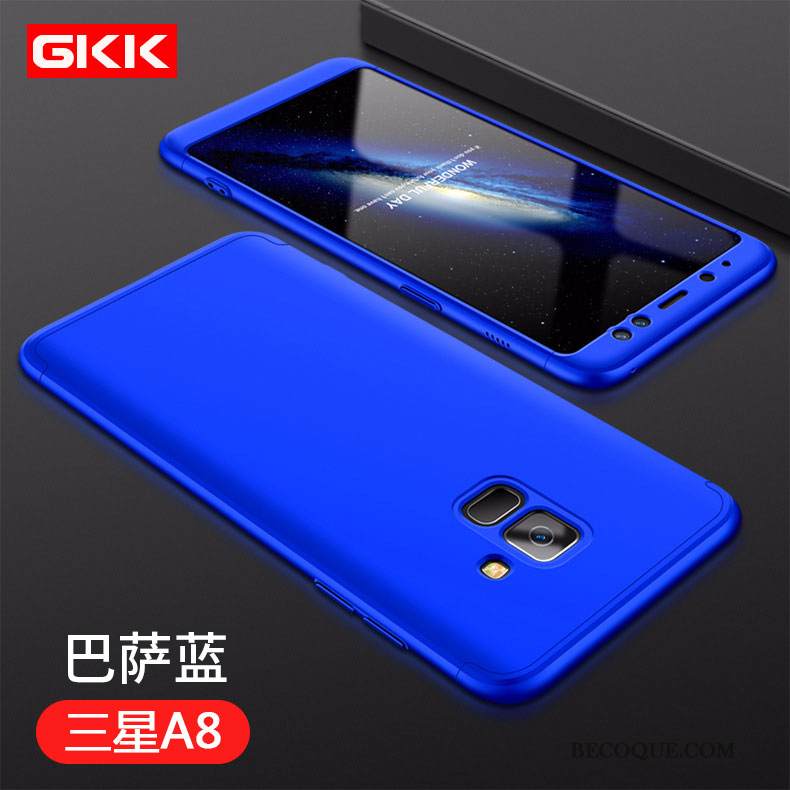 Kuori Samsung Galaxy A8 2018 Laukut Kova Puhelimen Kuoret, Kotelo Samsung Galaxy A8 2018 Suojaus Punainen Uusi