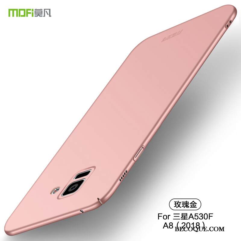 Kuori Samsung Galaxy A8 2018 Laukut Puhelimen Kuoret Pesty Suede, Kotelo Samsung Galaxy A8 2018 Ultra Ohut