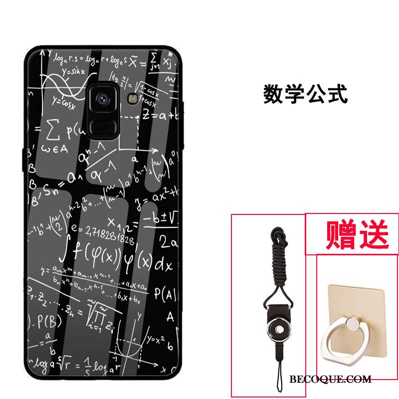 Kuori Samsung Galaxy A8 2018 Laukut Punainen Murtumaton, Kotelo Samsung Galaxy A8 2018 Suojaus Lasi Malli