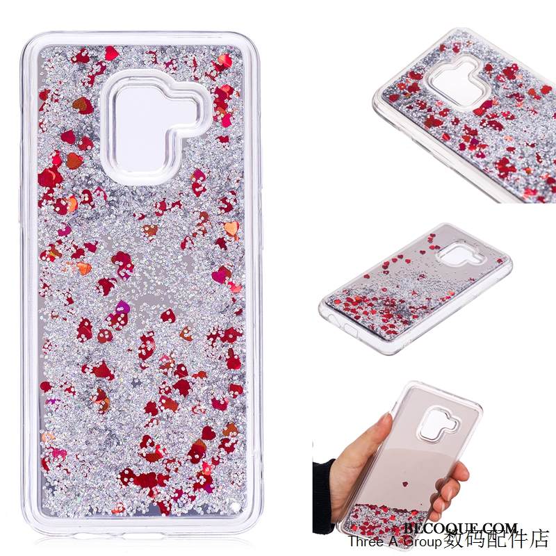 Kuori Samsung Galaxy A8 2018 Laukut Violetti Neste, Kotelo Samsung Galaxy A8 2018 Jauhe Puhelimen Kuoret