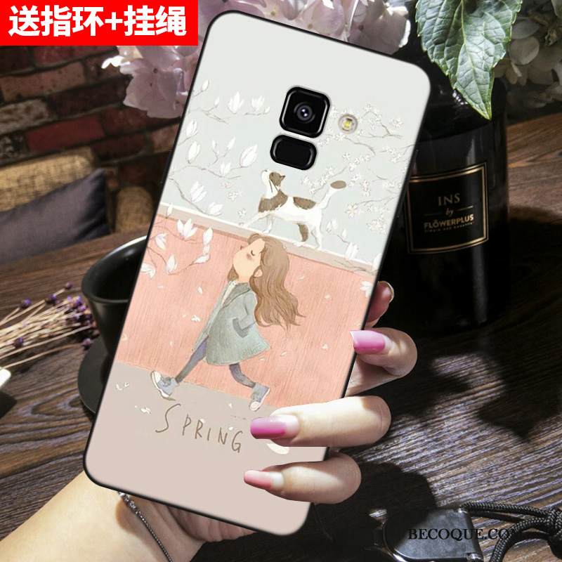 Kuori Samsung Galaxy A8 2018 Pehmeä Neste Puhelimen Kuoret Harmaa, Kotelo Samsung Galaxy A8 2018 Silikoni Murtumaton