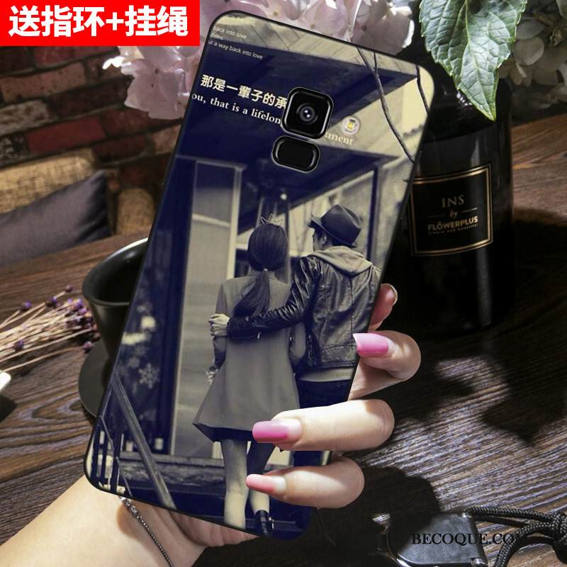 Kuori Samsung Galaxy A8 2018 Pehmeä Neste Puhelimen Kuoret Harmaa, Kotelo Samsung Galaxy A8 2018 Silikoni Murtumaton