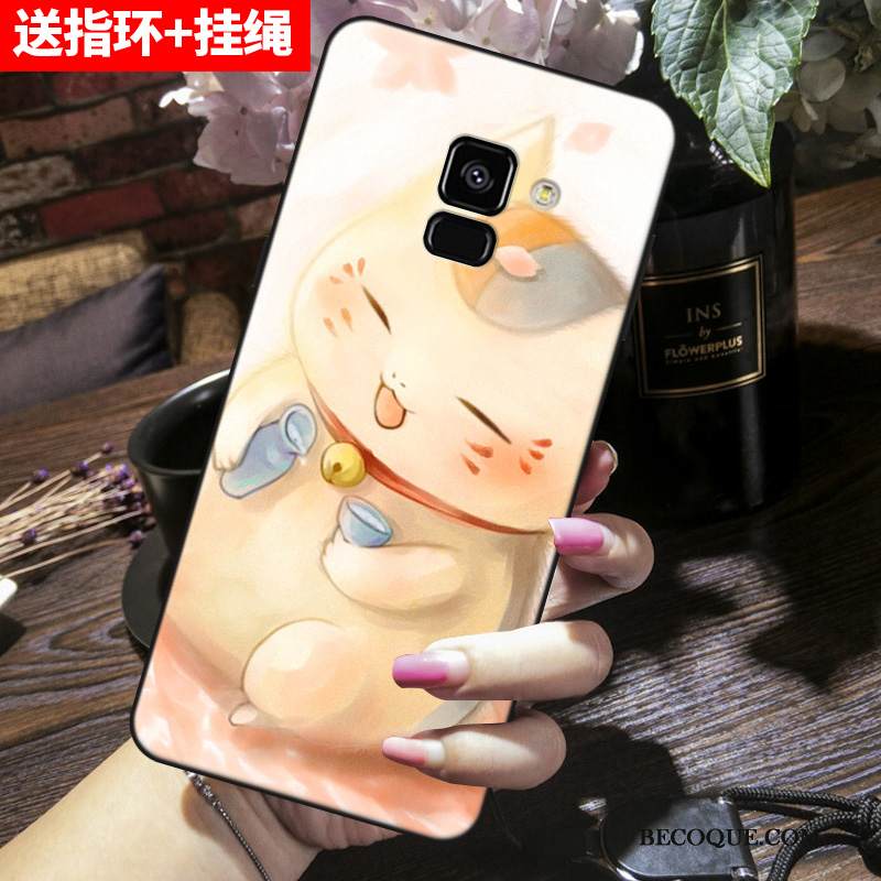 Kuori Samsung Galaxy A8 2018 Pehmeä Neste Puhelimen Kuoret Harmaa, Kotelo Samsung Galaxy A8 2018 Silikoni Murtumaton