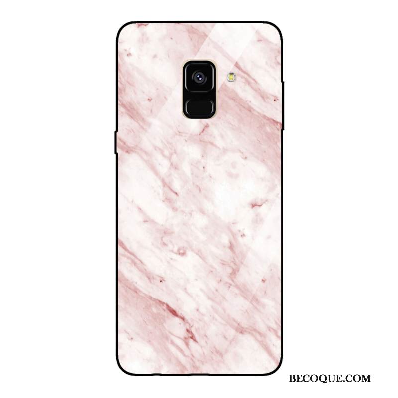 Kuori Samsung Galaxy A8 2018 Peili Trendi, Kotelo Samsung Galaxy A8 2018 Puhelimen Kuoret Kukkakuvio