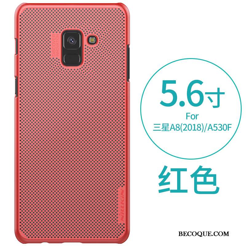 Kuori Samsung Galaxy A8 2018 Suojaus Kulta Murtumaton, Kotelo Samsung Galaxy A8 2018 Puhelimen Kuoret Pesty Suede