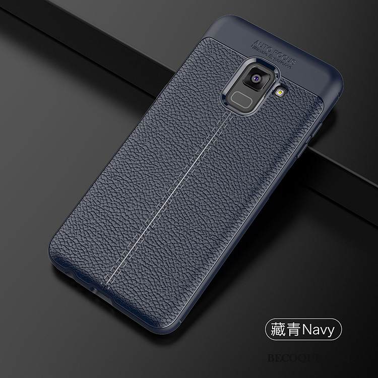 Kuori Samsung Galaxy A8 2018 Suojaus Murtumaton Musta, Kotelo Samsung Galaxy A8 2018 Silikoni