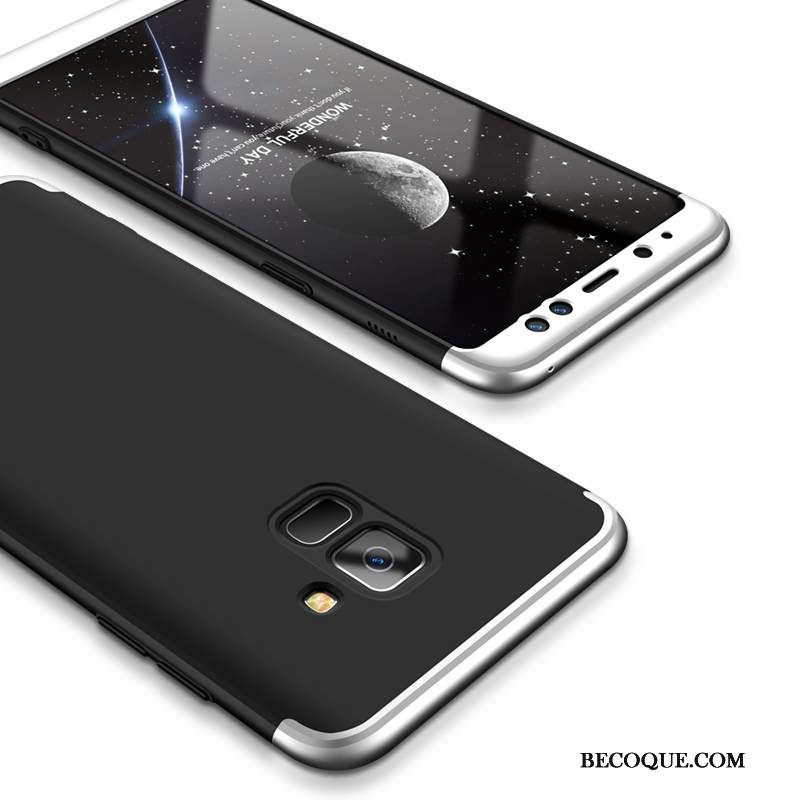 Kuori Samsung Galaxy A8 2018 Suojaus Sininen Takakansi, Kotelo Samsung Galaxy A8 2018 Puhelimen Kuoret