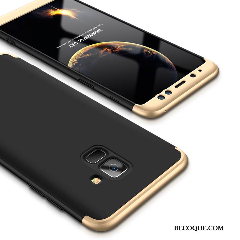 Kuori Samsung Galaxy A8 2018 Suojaus Sininen Takakansi, Kotelo Samsung Galaxy A8 2018 Puhelimen Kuoret