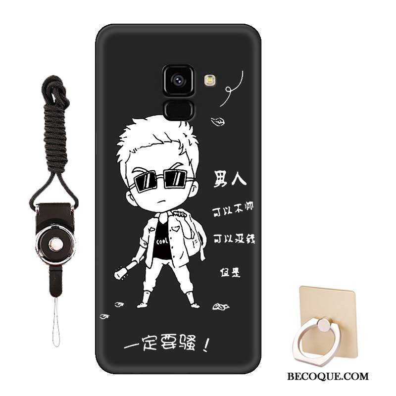 Kuori Samsung Galaxy A8 2018 Tila Puhelimen Kuoret Malli, Kotelo Samsung Galaxy A8 2018 Laukut Sininen Rakastunut