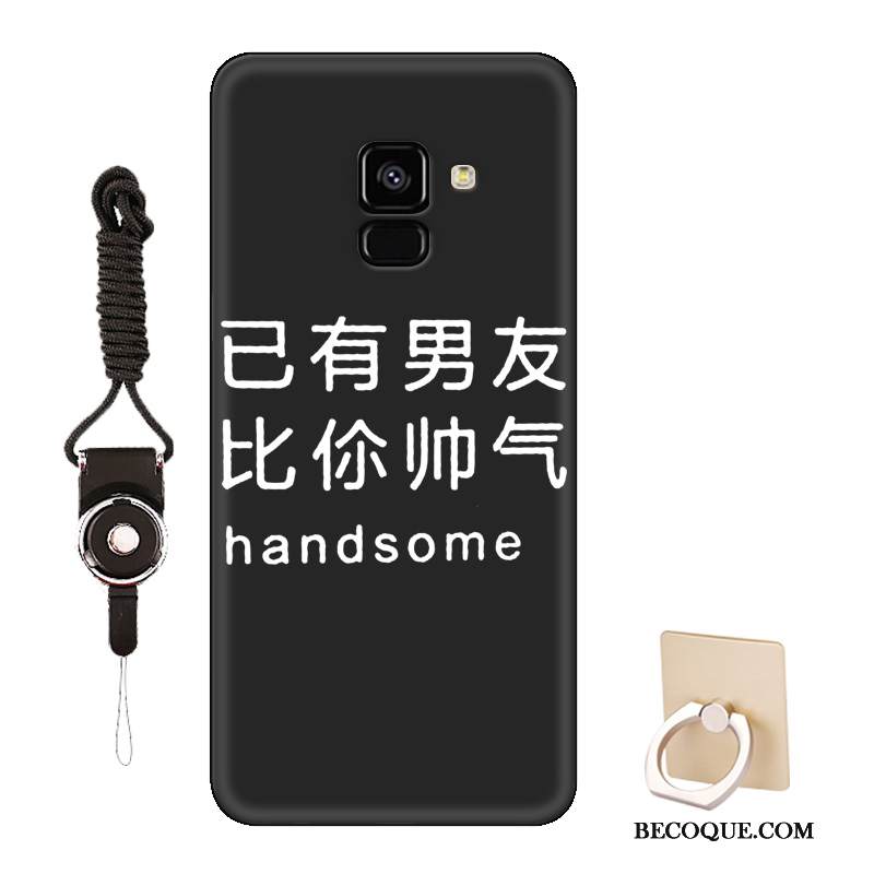 Kuori Samsung Galaxy A8 2018 Tila Puhelimen Kuoret Malli, Kotelo Samsung Galaxy A8 2018 Laukut Sininen Rakastunut