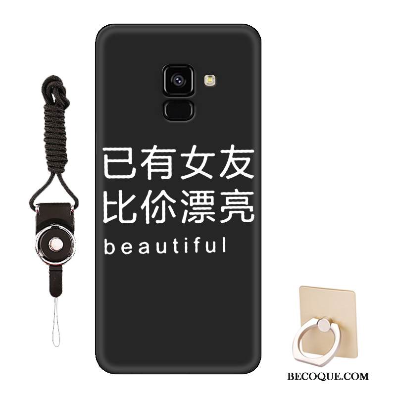 Kuori Samsung Galaxy A8 2018 Tila Puhelimen Kuoret Malli, Kotelo Samsung Galaxy A8 2018 Laukut Sininen Rakastunut