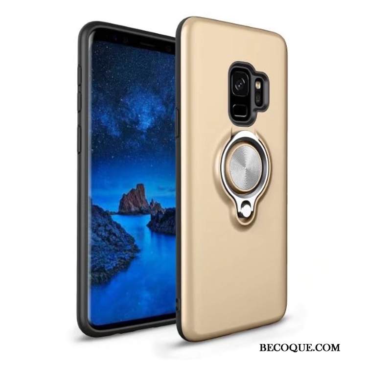 Kuori Samsung Galaxy A8 2018 Tuki Auto Punainen, Kotelo Samsung Galaxy A8 2018 Suojaus Puhelimen Kuoret Murtumaton