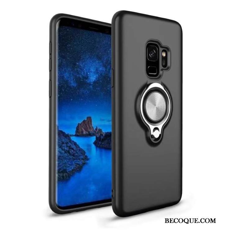 Kuori Samsung Galaxy A8 2018 Tuki Auto Punainen, Kotelo Samsung Galaxy A8 2018 Suojaus Puhelimen Kuoret Murtumaton