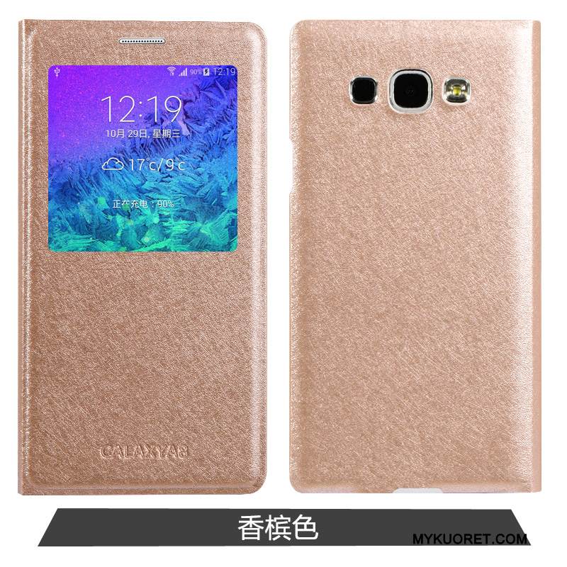 Kuori Samsung Galaxy A8 Kuoret Jauhe Ohut, Kotelo Samsung Galaxy A8 Nahka Ultra Yksinkertainen