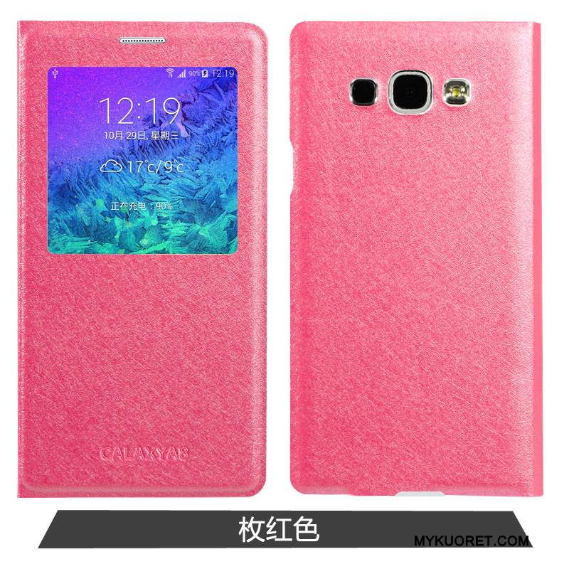 Kuori Samsung Galaxy A8 Kuoret Jauhe Ohut, Kotelo Samsung Galaxy A8 Nahka Ultra Yksinkertainen