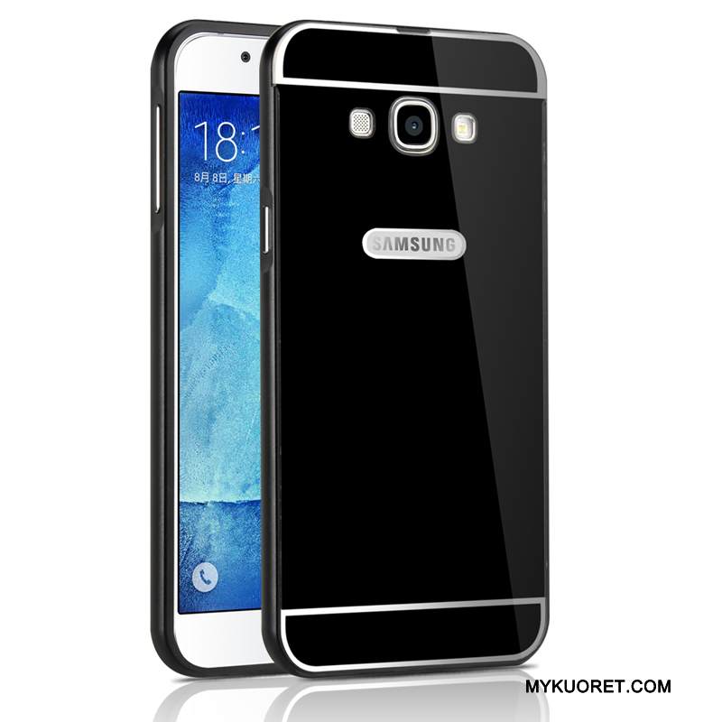 Kuori Samsung Galaxy A8 Laukut Kulta Kehys, Kotelo Samsung Galaxy A8 Suojaus Puhelimen Kuoret Murtumaton