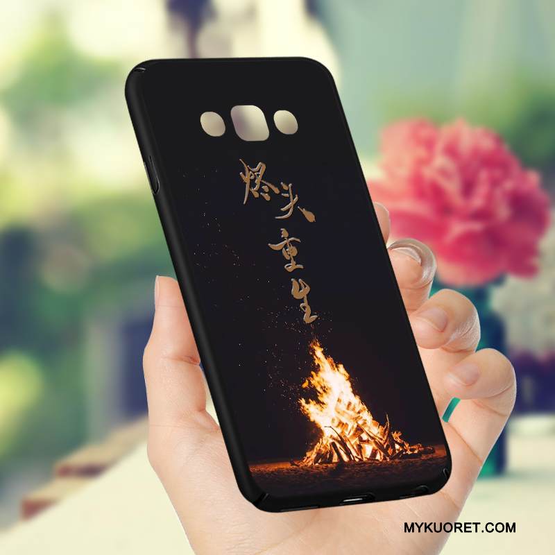 Kuori Samsung Galaxy A8 Laukut Murtumaton Tummansininen, Kotelo Samsung Galaxy A8 Pehmeä Neste Puhelimen Kuoret Persoonallisuus