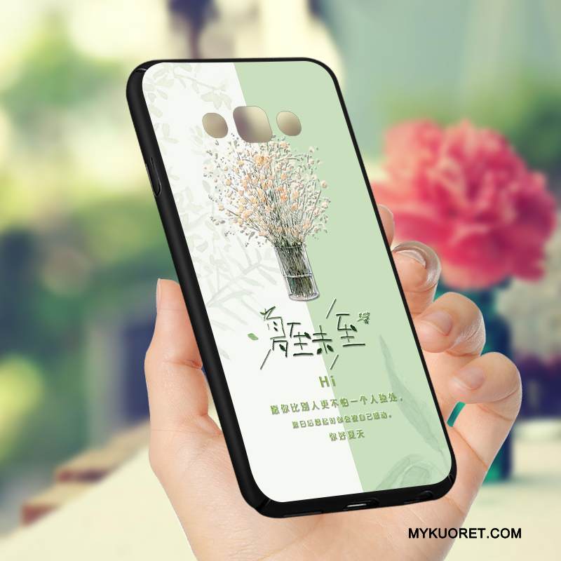 Kuori Samsung Galaxy A8 Laukut Murtumaton Tummansininen, Kotelo Samsung Galaxy A8 Pehmeä Neste Puhelimen Kuoret Persoonallisuus