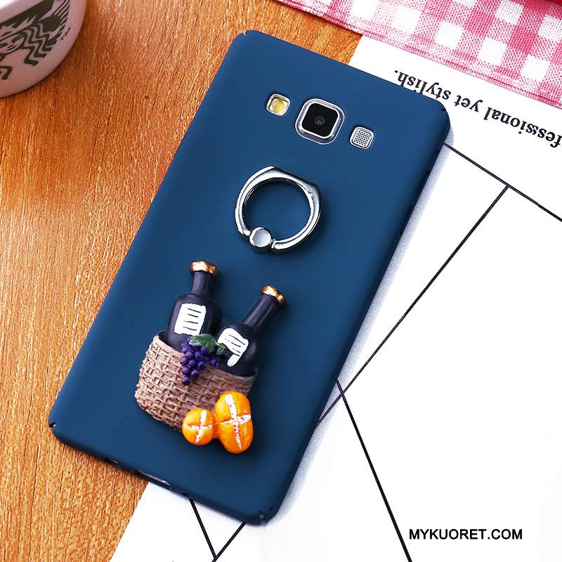 Kuori Samsung Galaxy A8 Laukut Persoonallisuus Kova, Kotelo Samsung Galaxy A8 Suojaus Pesty Suede Puhelimen Kuoret