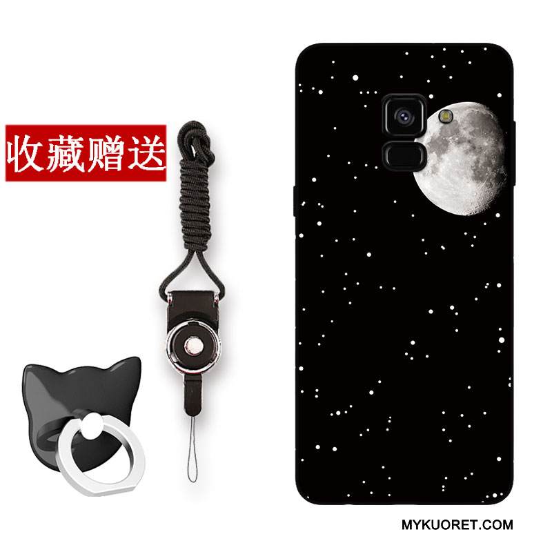 Kuori Samsung Galaxy A8+ Laukut Puhelimen Kuoret Harmaa, Kotelo Samsung Galaxy A8+ Suojaus Persoonallisuus Tuuli