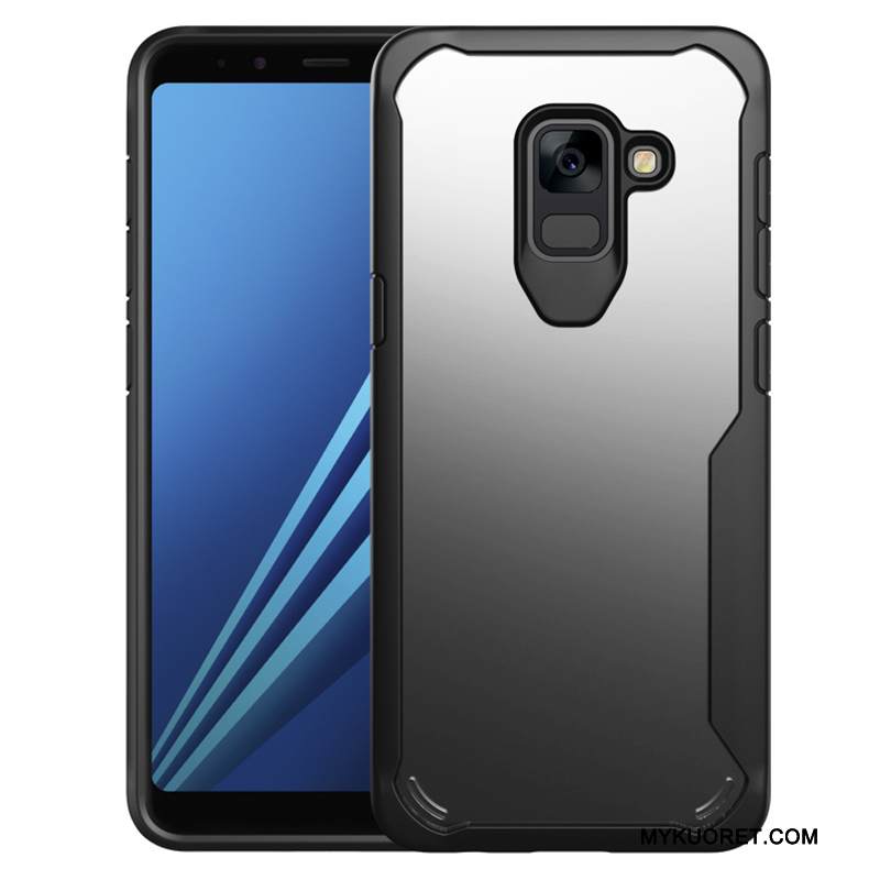 Kuori Samsung Galaxy A8+ Laukut Punainen Suupaltti, Kotelo Samsung Galaxy A8+ Pehmeä Neste Puhelimen Kuoret Murtumaton