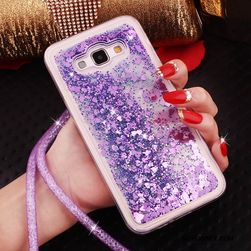 Kuori Samsung Galaxy A8 Laukut Sininen Neste, Kotelo Samsung Galaxy A8 Suojaus Murtumaton Puhelimen Kuoret