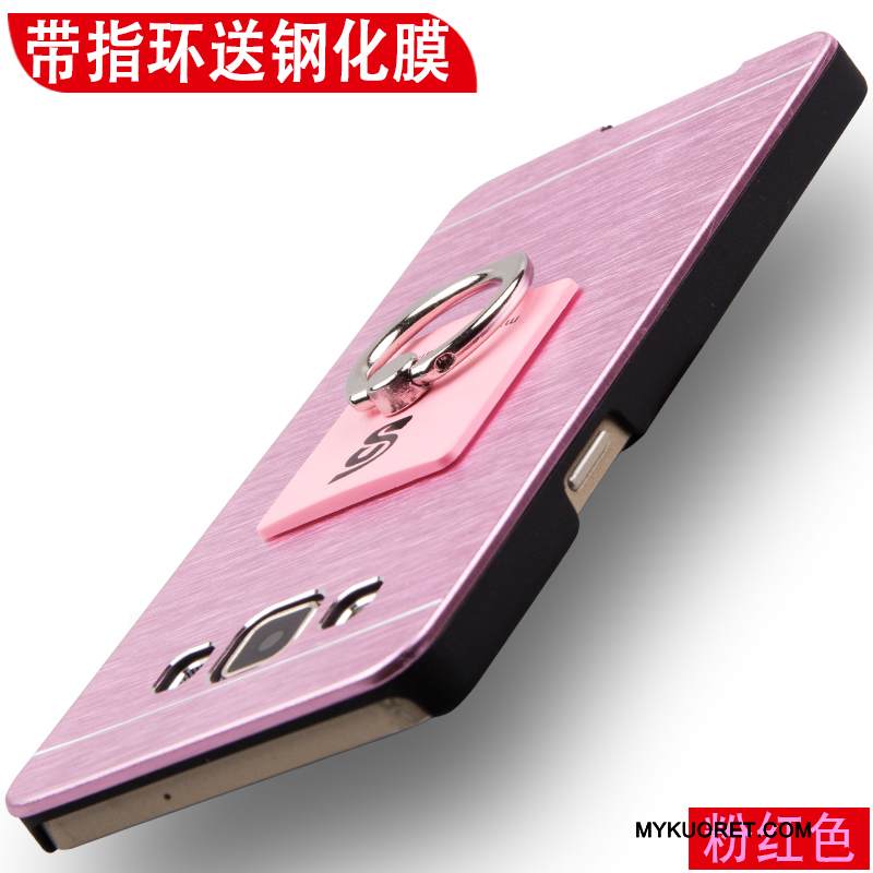 Kuori Samsung Galaxy A8+ Luova Kova Persoonallisuus, Kotelo Samsung Galaxy A8+ Metalli Puhelimen Kuoret Kulta