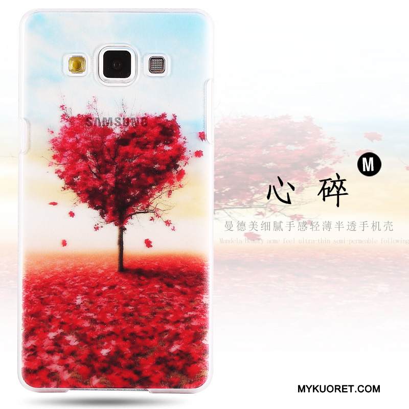 Kuori Samsung Galaxy A8 Maalaus Kova Puhelimen Kuoret, Kotelo Samsung Galaxy A8 Suojaus Murtumaton Pesty Suede