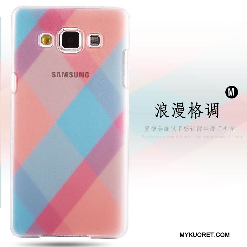 Kuori Samsung Galaxy A8 Maalaus Kova Puhelimen Kuoret, Kotelo Samsung Galaxy A8 Suojaus Murtumaton Pesty Suede