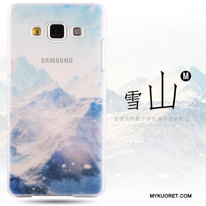 Kuori Samsung Galaxy A8 Maalaus Kova Puhelimen Kuoret, Kotelo Samsung Galaxy A8 Suojaus Murtumaton Pesty Suede