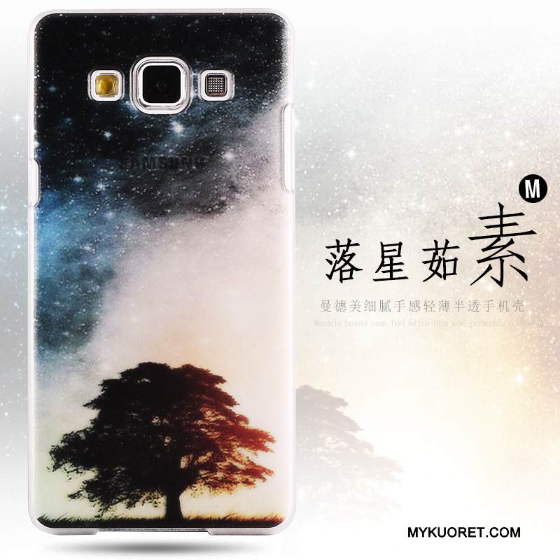 Kuori Samsung Galaxy A8 Maalaus Kova Puhelimen Kuoret, Kotelo Samsung Galaxy A8 Suojaus Murtumaton Pesty Suede