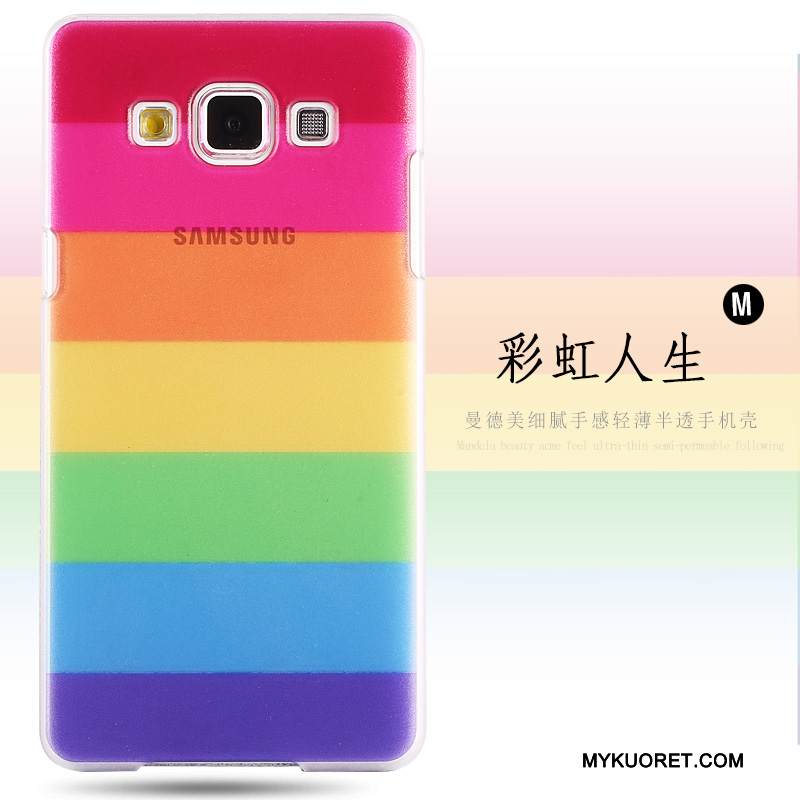 Kuori Samsung Galaxy A8 Maalaus Kova Puhelimen Kuoret, Kotelo Samsung Galaxy A8 Suojaus Murtumaton Pesty Suede