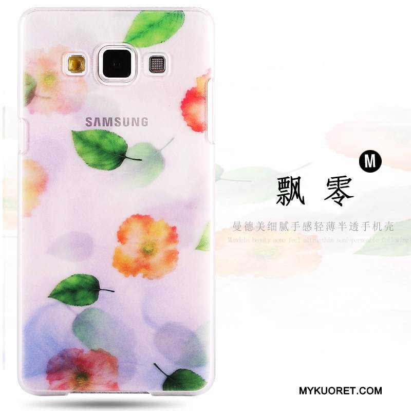 Kuori Samsung Galaxy A8 Maalaus Kova Puhelimen Kuoret, Kotelo Samsung Galaxy A8 Suojaus Murtumaton Pesty Suede