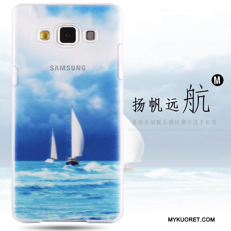 Kuori Samsung Galaxy A8 Maalaus Kova Puhelimen Kuoret, Kotelo Samsung Galaxy A8 Suojaus Vihreä