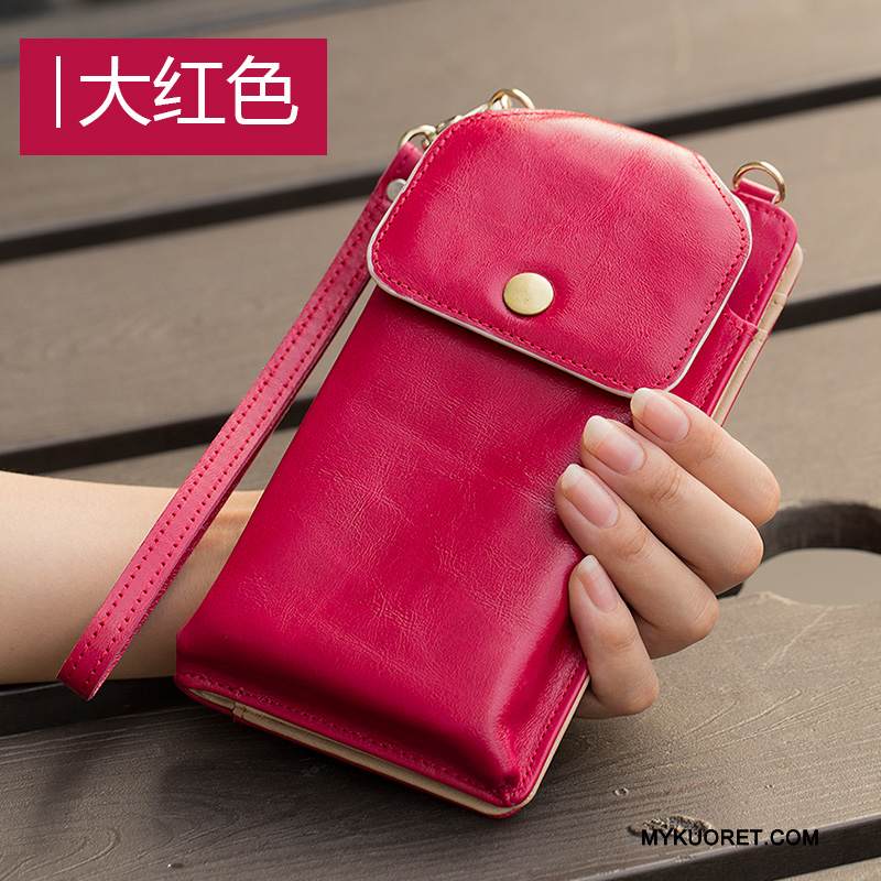 Kuori Samsung Galaxy A8 Nahka Puhelimen Kuoret Ihana, Kotelo Samsung Galaxy A8 Laukut Musta Trendi