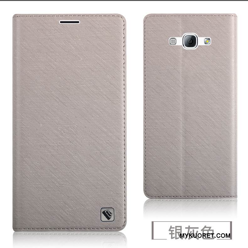 Kuori Samsung Galaxy A8 Nahka Takakansi Puhelimen Kuoret, Kotelo Samsung Galaxy A8 Laukut Murtumaton